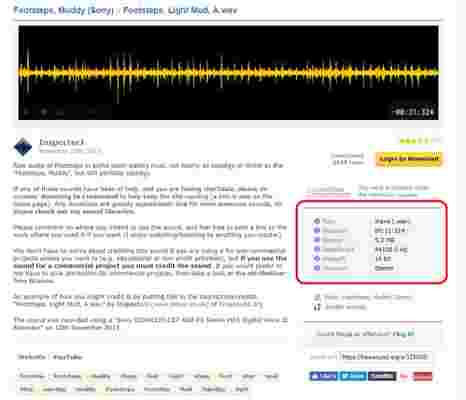 How to download free audio at Freesound.org