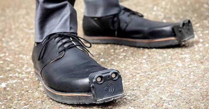 InnoMake smart shoe for the blind and visually impaired warns of obstacles
