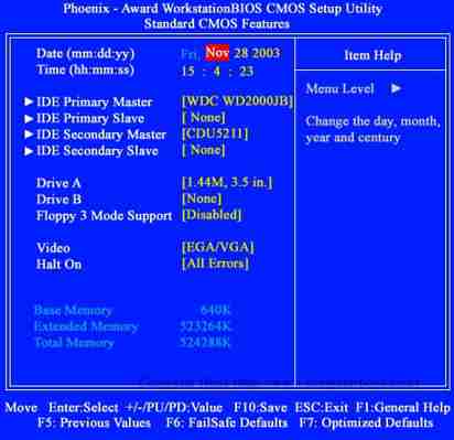 Diskette drive 0 seek failure (error message)